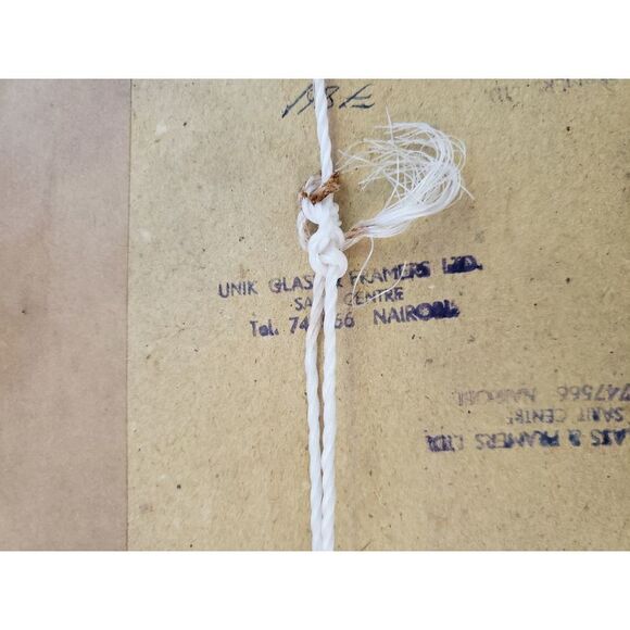 Framed Bamboo Straw Art - Picture 6 of 8